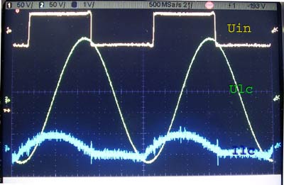 PLL induction heater waveforms