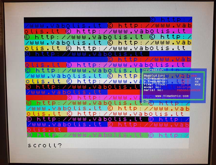 ZX Spectrum VGA mode